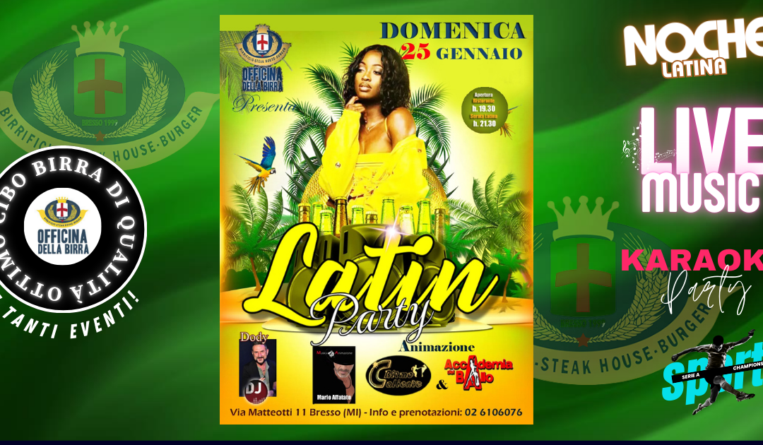 Domenica serata latina!