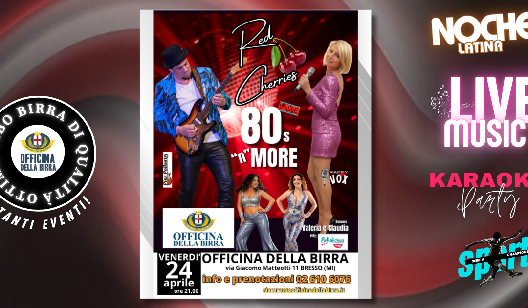 LIVE MUSIC 𝟖𝟎’𝐬 𝐧’ 𝐌𝐎𝐑𝐄