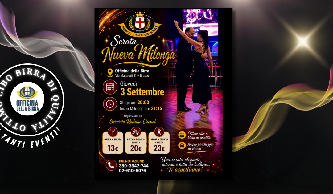 NUEVA MILONGA del giovedì