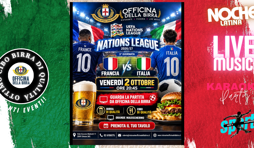 NATIONS LEAGUE – FRANCIA VS ITALIA